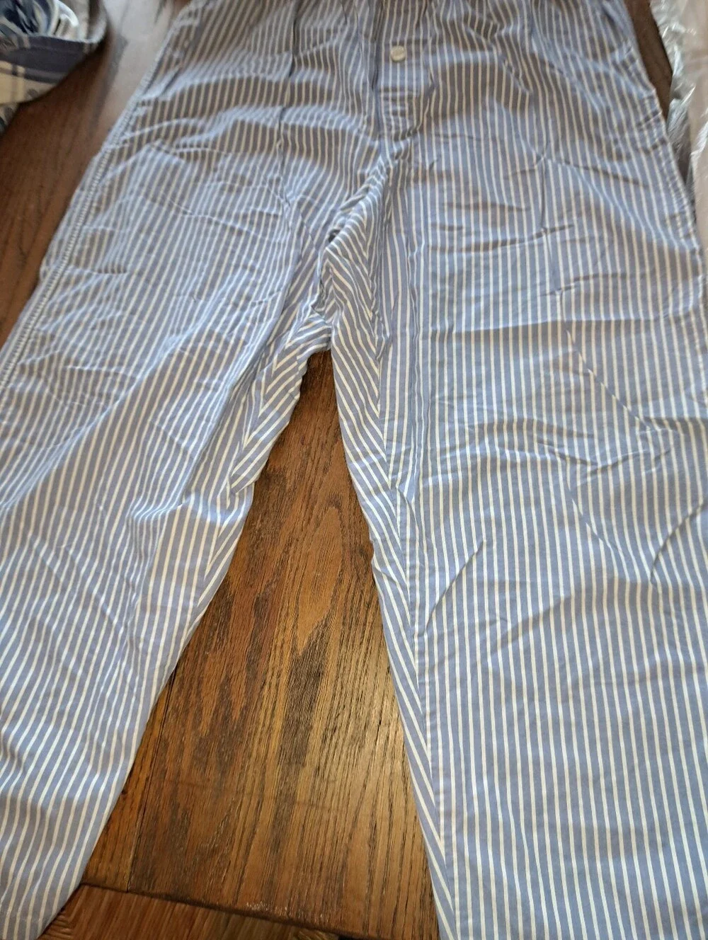 Tommy Hilfiger Blue and White Striped Pajama Pants - Picture 3 of 5